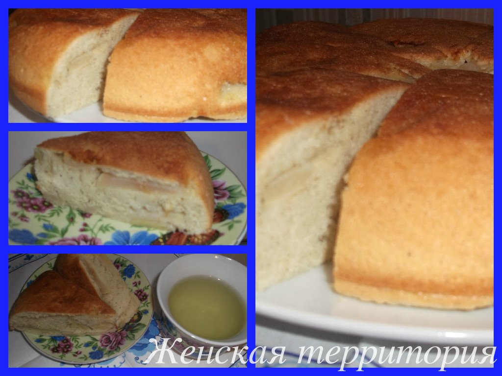 яблочный пирог в мультиварке