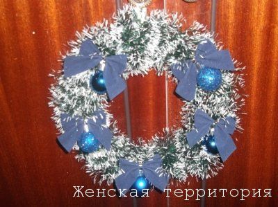 Рождественский венок своими руками